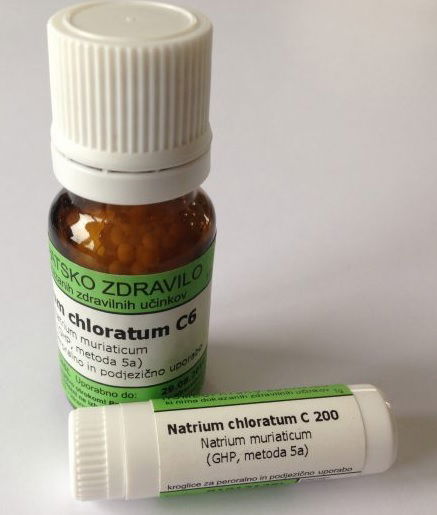 Natrium chloratum C6, kroglice - 1 g