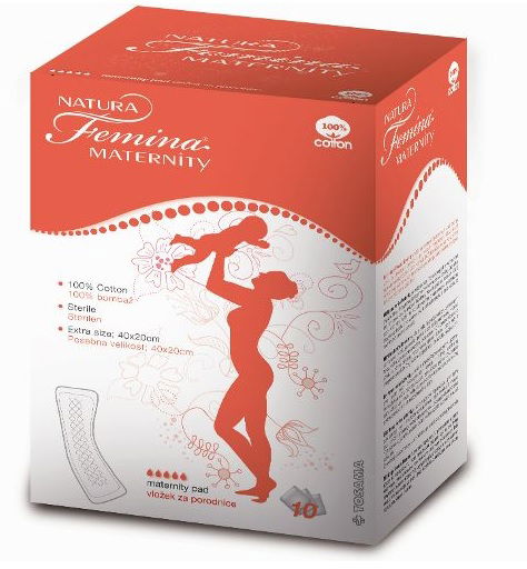 Natura Femina Maternity, vložki za porodnice