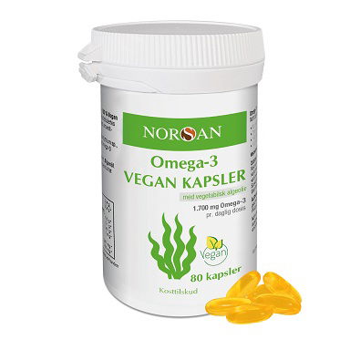 Norsan Omega 3 Vegan, 80 kapsul