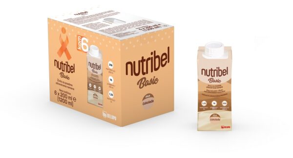 Nutribel Basic Čokolada tetrapak, 6 x 200 ml