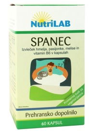 Nutrilab Spanec, 60 kapsul