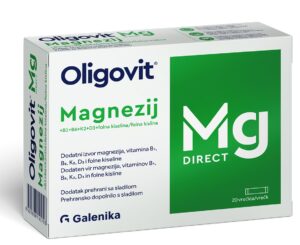 Oligovit Mg Direkt prašek, 20 vrečk