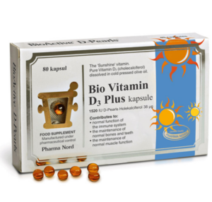 Pharma Nord Bio-Vitamin D3 Plus, 80 kapsul