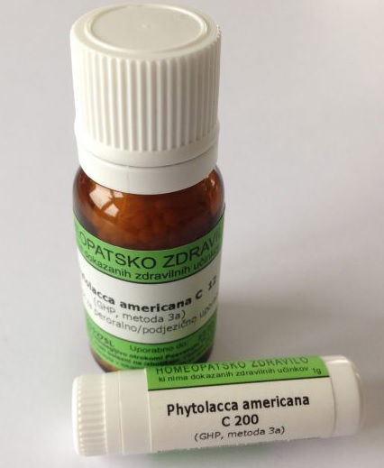 Phytolacca americana C12, kroglice - 10 g