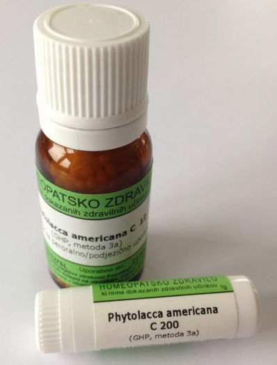 Phytolacca americana C30, kroglice - 1 g