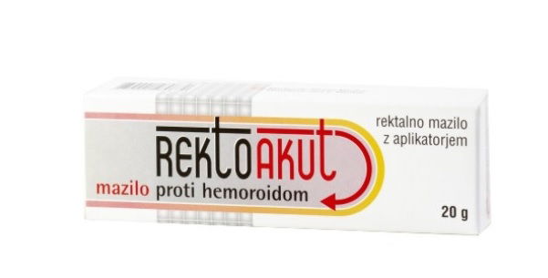 Rektoakut mazilo proti hemoroidom, 20 g