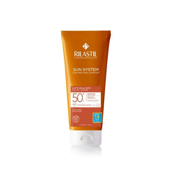 Rilastil Sun System Velvet losjon za telo SPF 50+, 200 ml