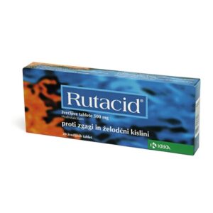 Rutacid, 20 žvečljivih tablet