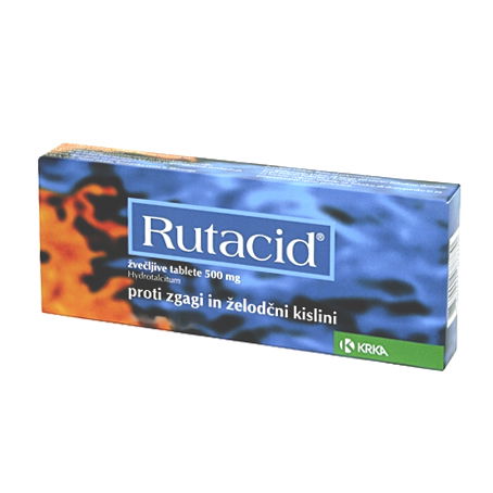 Rutacid, 60 žvečljivih tablet