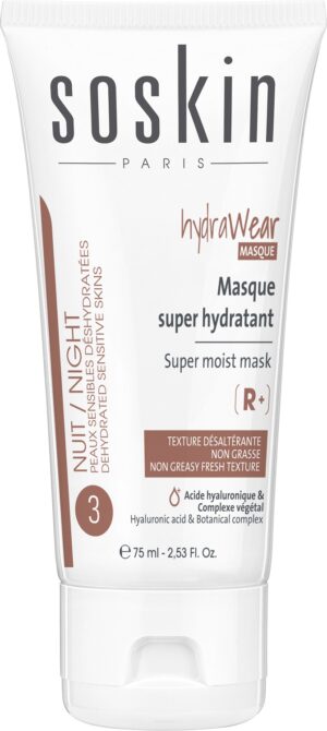 SOSkin Hydrawear super vlažilna maska, 75 ml