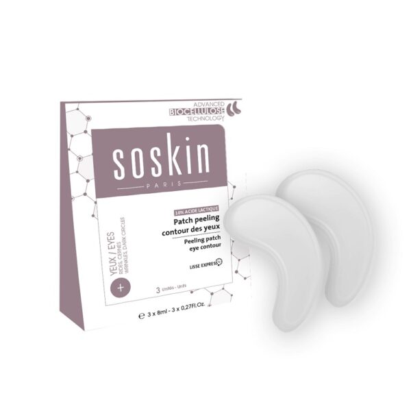 SOSkin anti-age peeling obliž za okoli oči, 3 x 8ml