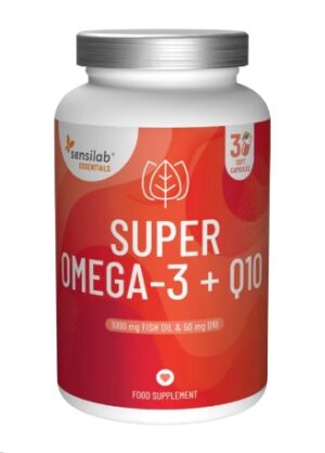 Sensilab Essentials Super Omega 3 + Q10, 30 kapsul