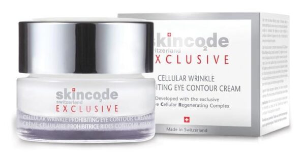 Skincode Exclusive Cellular Wrinkle Prohibiting Eye Contour krema proti gubam za okoli oči, 15 ml