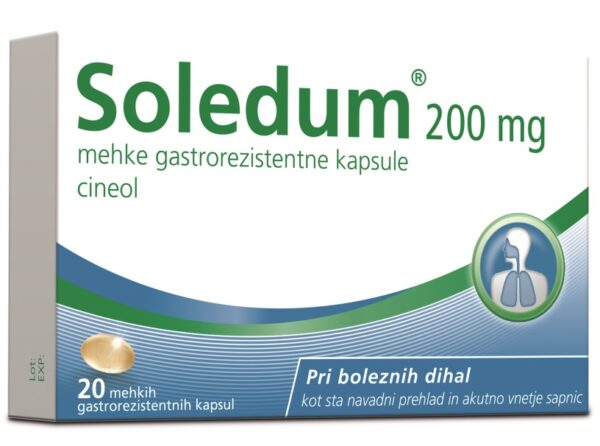 Soledum 200 mg, mehke gastrorezistentne kapsule