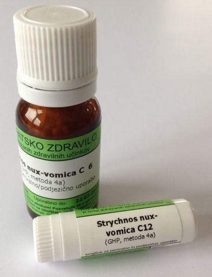 Strychnos nux-vomica C12, kroglice - 1 g