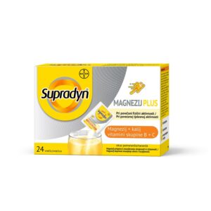 Supradyn Magnezij Plus zrnca, 24 vrečk