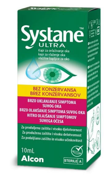 Systane Ultra kapljice za oko brez konzervansov, 10 ml