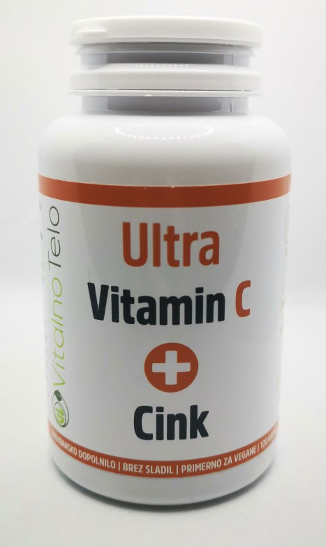 Ultra Vitamin C + Cink, 120 kapsul