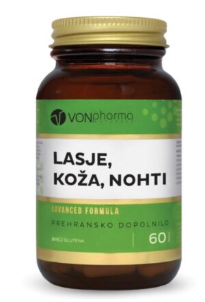 Vonpharma Lasje, Koža, Nohti, 60 kapsul