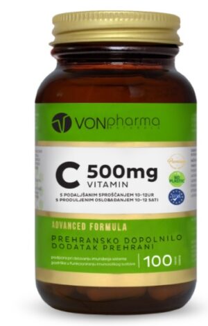 Vonpharma Vitamin C 500 mg, 100 tablet