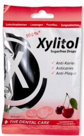 Xylitol, pastile brez sladkorja - okus češnja