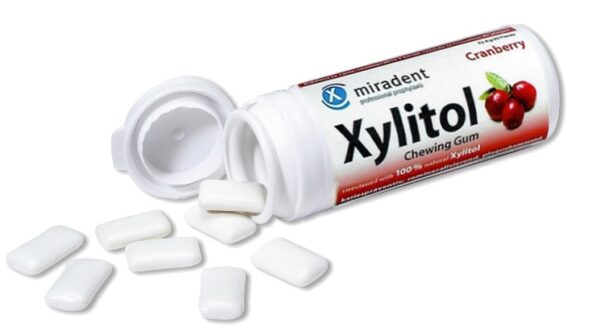 Xylitol, zaščitni žvečilni gumi - brusnica