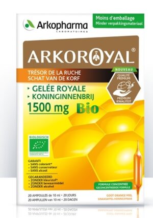 Arkoroyal Gelee Royale BIO 1500 mg, matični mleček