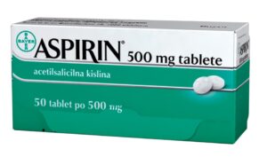 Aspirin 500 mg, 50 tablet