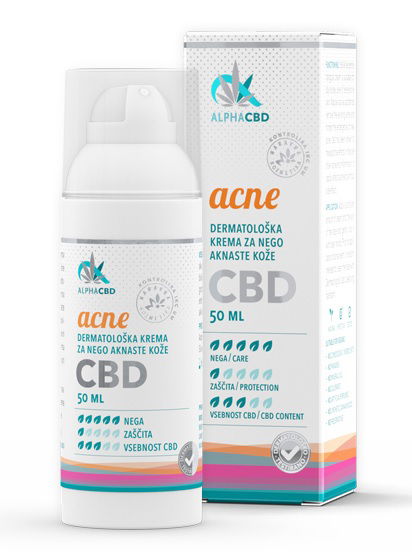 Favn Alpha CBD Acne, dermatološka krema za nego aknaste kože