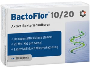 BactoFlor 10/20 za odrasle, 30 kapsul