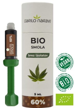 BIO konopljina smola 60%, 5 ml