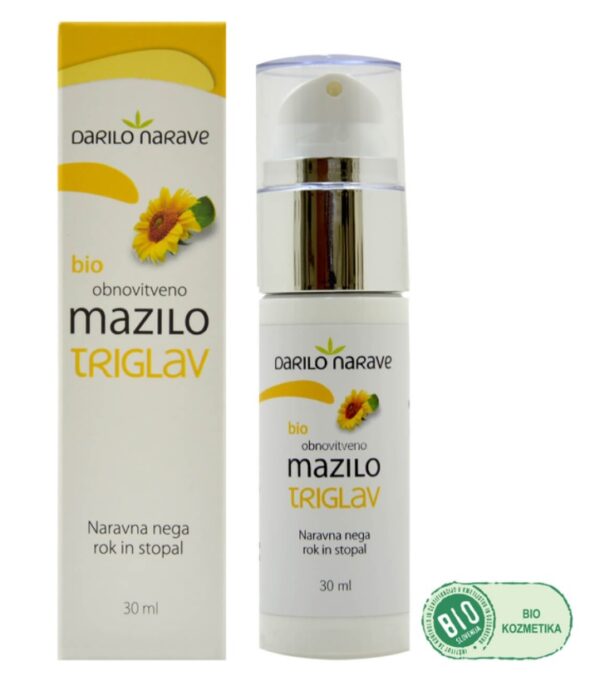 BIO obnovitveno mazilo TRIGLAV, 30 ml