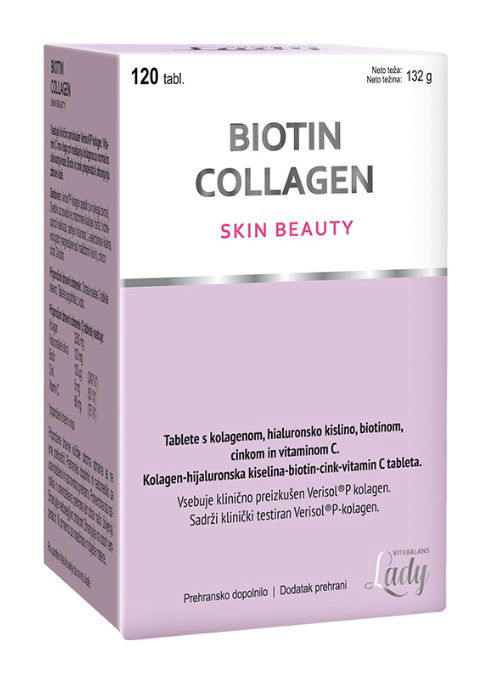 Vitabalans Lady Biotin Collagen, tablete