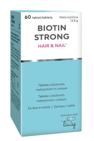 Vitabalans Lady Biotin Strong Hair Nail, tablete za lase in nohte