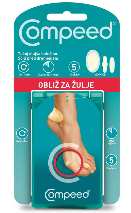 Compeed, obliži za žulje - različne velikosti