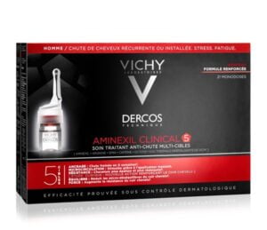 Vichy Dercos Aminexil Clinical 5, ampule proti izpadanju las za moške