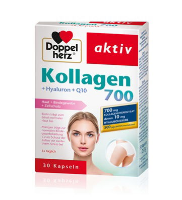 Doppelherz Aktiv Kolagen + Hialuron + Q10, kapsule