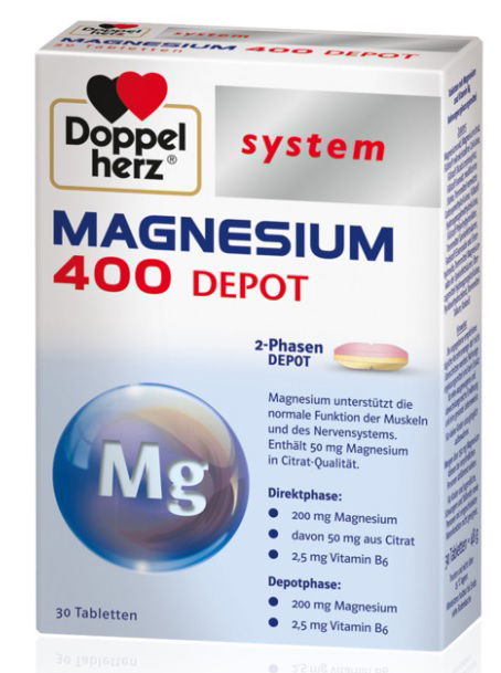 Doppelherz System Magnezij 400 Depo, tablete