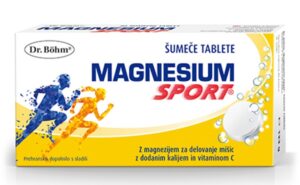 Dr. Böhm Magnesium Sport, šumeče tablete