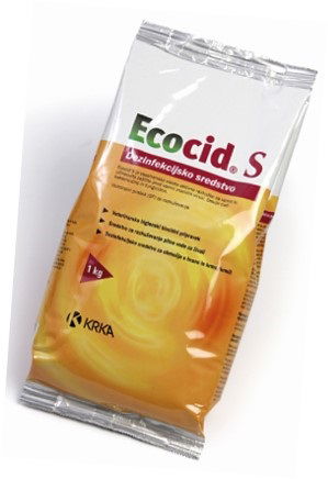 Ecocid S, prašek za dezinfekcijo - 1 kg