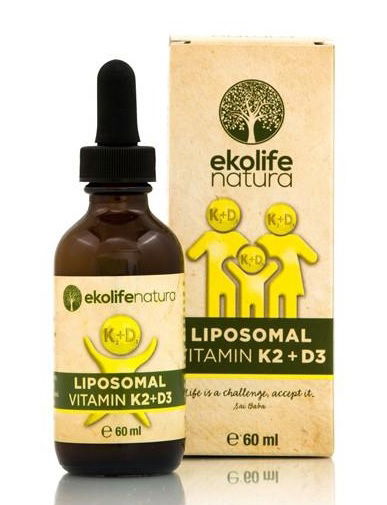 Ekolife Natura, Liposomski vitamin K2+D3 brez alkohola