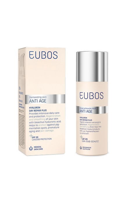 Eubos Anti-age Hyaluron Day Repair Plus SPF20, dnevna krema