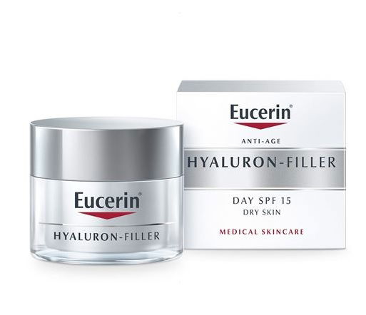 Eucerin Hyaluron-Filler, dnevna krema za suho kožo