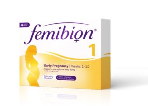 Femibion 1 800 mcg z metafolinom, vitaminom D in jodom, tablete