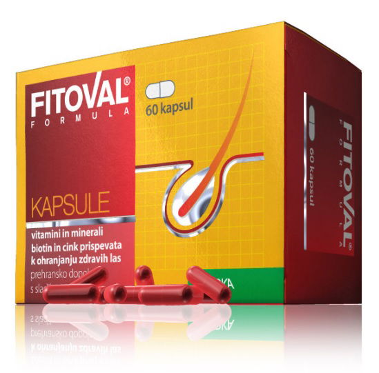 Fitoval formula, kapsule proti izpadanju las