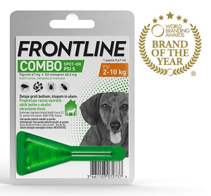 Frontline Combo Dog, kožni nanos za male pse (2-10 kg)