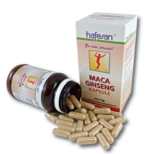 Hafesan Maca + Ginseng, kapsule