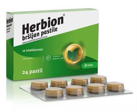 Herbion bršljan pastile