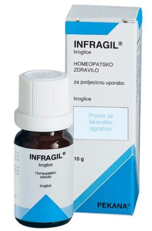 Infragil, homeopatske kroglice 