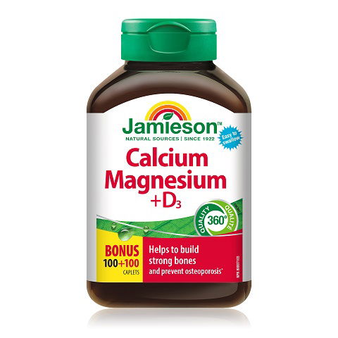 Jamieson Kalcij, Magnezij in Vitamin D3, tablete